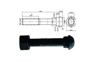 diomond neck track bolt