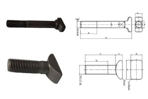 Clamp bolt and inserted bolt for Russia