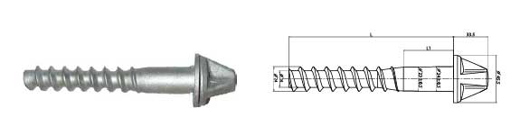 DHS35 screw spike