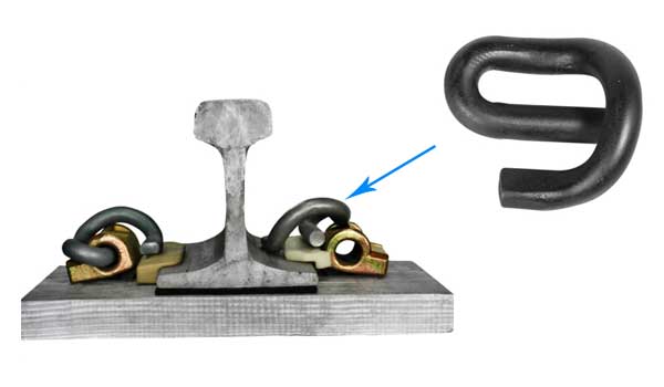 rail clip for railway fastening system