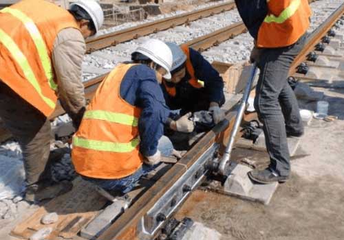 Installation of insulated rail joint