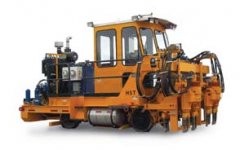 Typical railroad track repair equipment overview