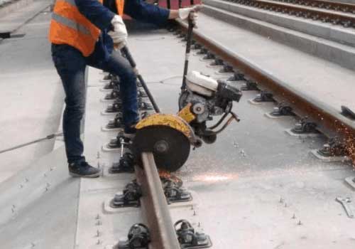 Preparation of the rail