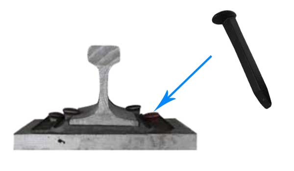 dog spike for rail fastening system