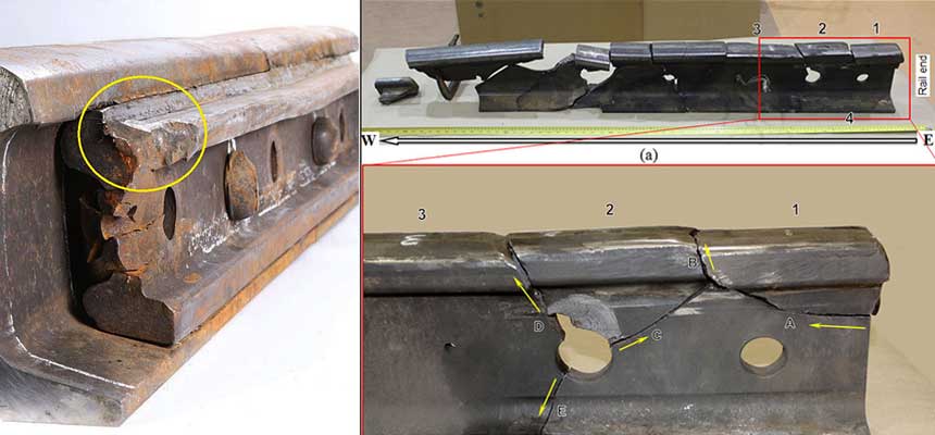 rail joint failure cause