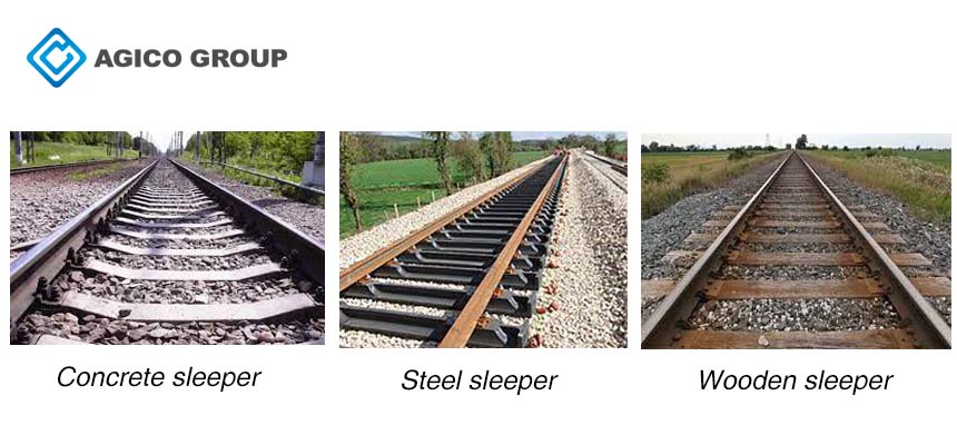 AGICO Rail supports three types railway sleeper.