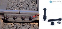 High strength bolt for railway track