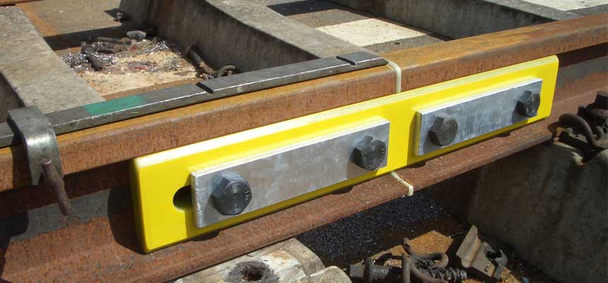 glued insulated rail joint installation