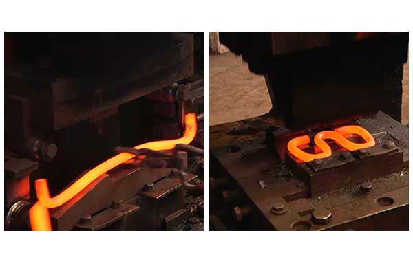 rail clip forming