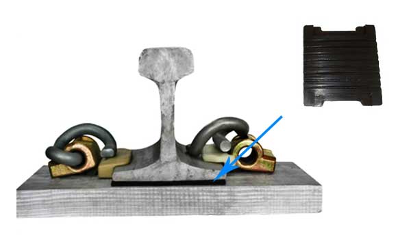 rail pad for rail fastening system