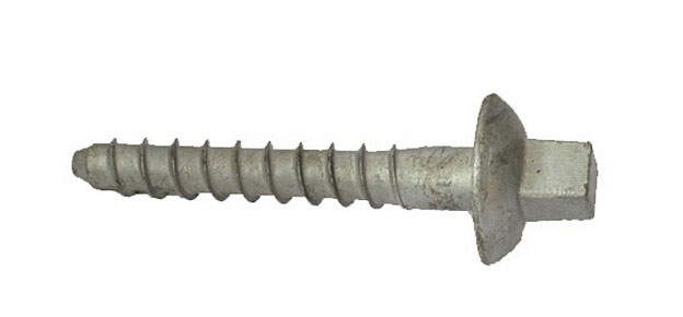 square head screw spike – a typical screw spikes