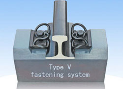 Clip V fastening system