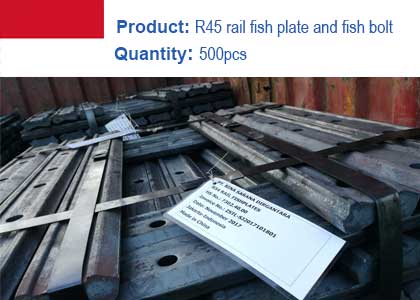 Rail fish plates projects in Indonesia